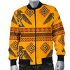 Eagle Aztec Pattern Print Men's Bomber Jacket-grizzshop