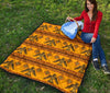 Eagle Aztec Pattern Print Quilt-grizzshop