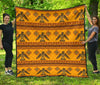 Eagle Aztec Pattern Print Quilt-grizzshop