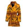 Eagle Aztec Pattern Print Women Long Robe-grizzshop