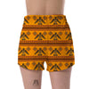 Eagle Aztec Pattern Print Women's Shorts-grizzshop