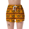 Eagle Aztec Pattern Print Women's Shorts-grizzshop