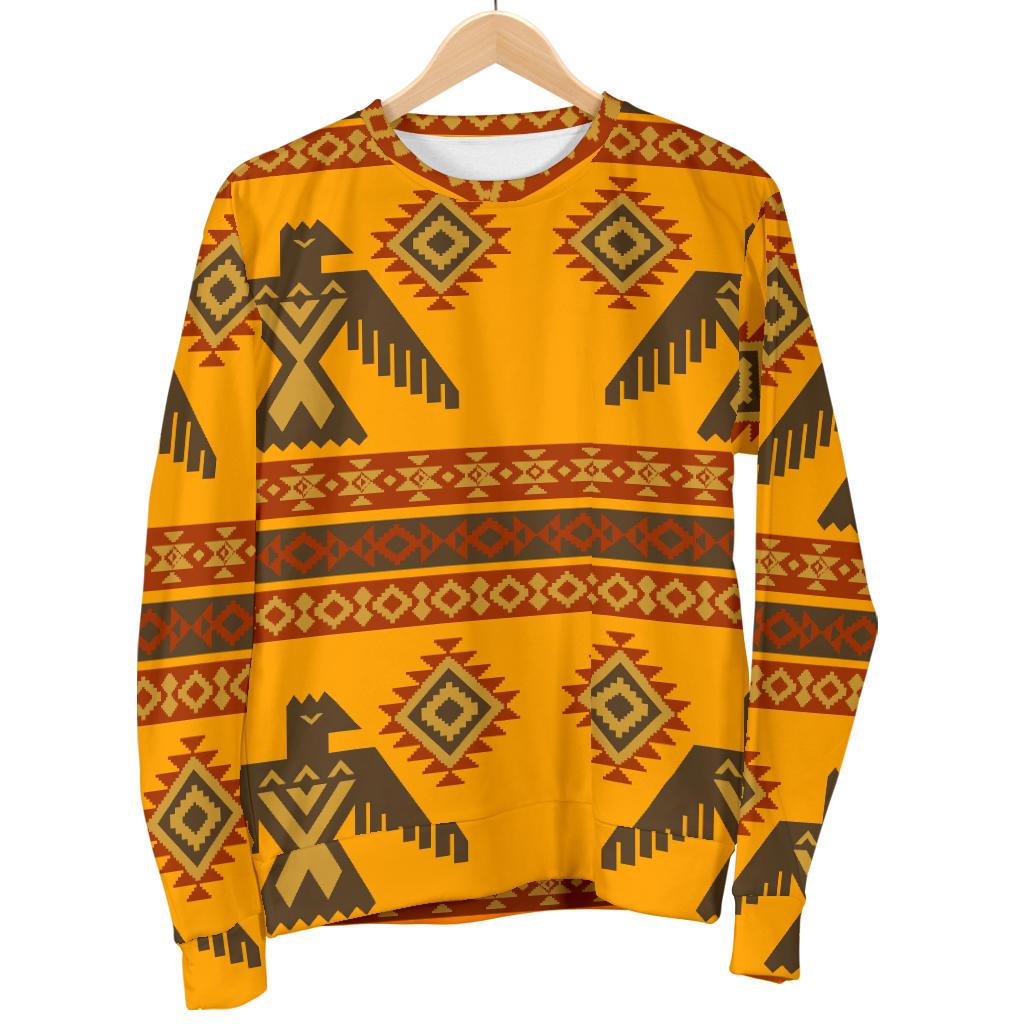 Eagle Aztec Pattern Print Women's Sweatshirt-grizzshop