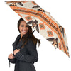 Eagle Aztec Print Pattern Automatic Foldable Umbrella-grizzshop