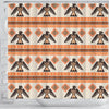 Eagle Aztec Print Pattern Bathroom Shower Curtain-grizzshop