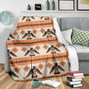 Eagle Aztec Print Pattern Blanket-grizzshop