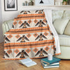 Eagle Aztec Print Pattern Blanket-grizzshop