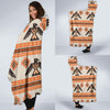 Eagle Aztec Print Pattern Hooded Blanket-grizzshop