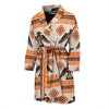 Eagle Aztec Print Pattern Men Long Robe-grizzshop