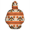 Eagle Aztec Print Pattern Men Women Pullover Hoodie-grizzshop