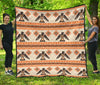 Eagle Aztec Print Pattern Quilt-grizzshop