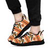 Eagle Aztec Print Pattern Sneaker Shoes For Men Women-grizzshop