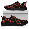 Eagle Black Pattern Print Sneaker Shoes For Men Women-grizzshop