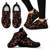 Eagle Black Pattern Print Sneaker Shoes For Men Women-grizzshop