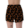 Eagle Black Pattern Print Women's Shorts-grizzshop