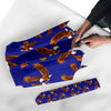 Eagle Blue Pattern Print Automatic Foldable Umbrella-grizzshop