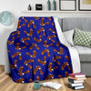 Eagle Blue Pattern Print Blanket-grizzshop