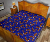 Eagle Blue Pattern Print Quilt-grizzshop