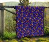 Eagle Blue Pattern Print Quilt-grizzshop