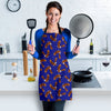 Eagle Blue Pattern Print Women's Apron-grizzshop