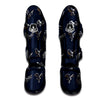 Eagle Brown And White Print Pattern Muay Thai Shin Guards-grizzshop