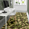 Eagle Camo Pattern Print Floor Mat-grizzshop