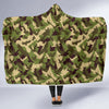 Eagle Camo Pattern Print Hooded Blanket-grizzshop