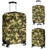 Eagle Camo Pattern Print Luggage Cover Protector-grizzshop