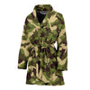 Eagle Camo Pattern Print Women Long Robe-grizzshop