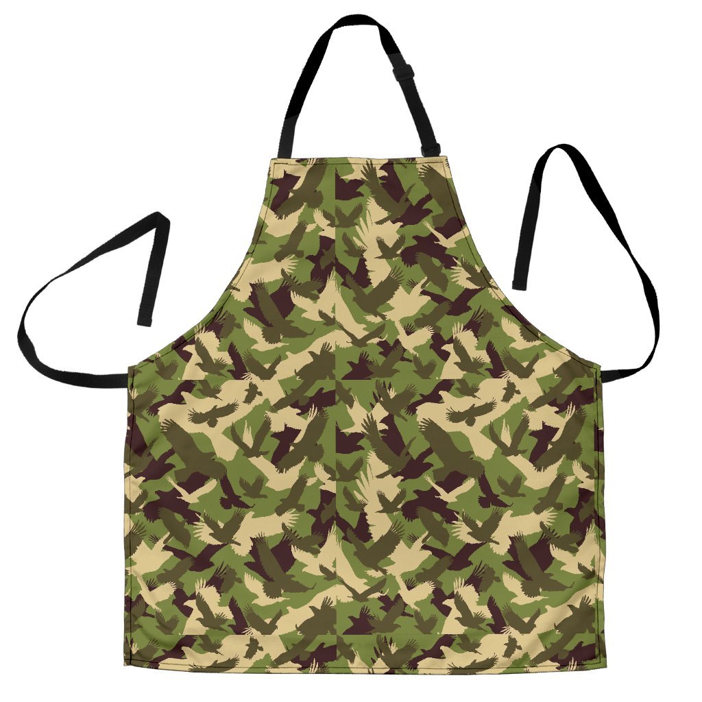 Eagle Camo Pattern Print Women's Apron-grizzshop