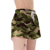 Eagle Camo Pattern Print Women's Shorts-grizzshop