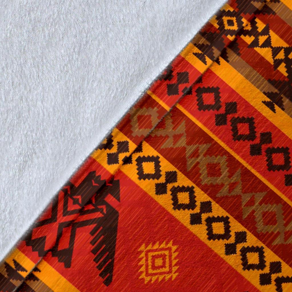 Eagle Native American Pattern Print Blanket-grizzshop