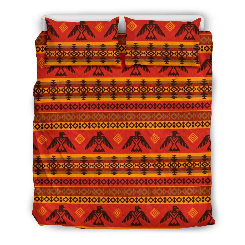 Eagle Native American Pattern Print Duvet Cover Bedding Set-grizzshop