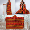 Eagle Native American Pattern Print Hooded Blanket-grizzshop