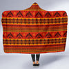 Eagle Native American Pattern Print Hooded Blanket-grizzshop