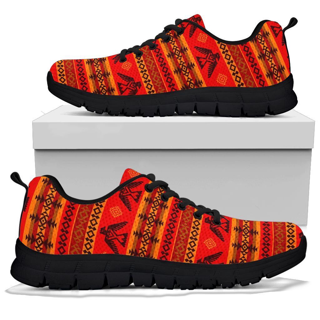 Eagle Native American Pattern Print Sneaker Shoes For Men Women-grizzshop