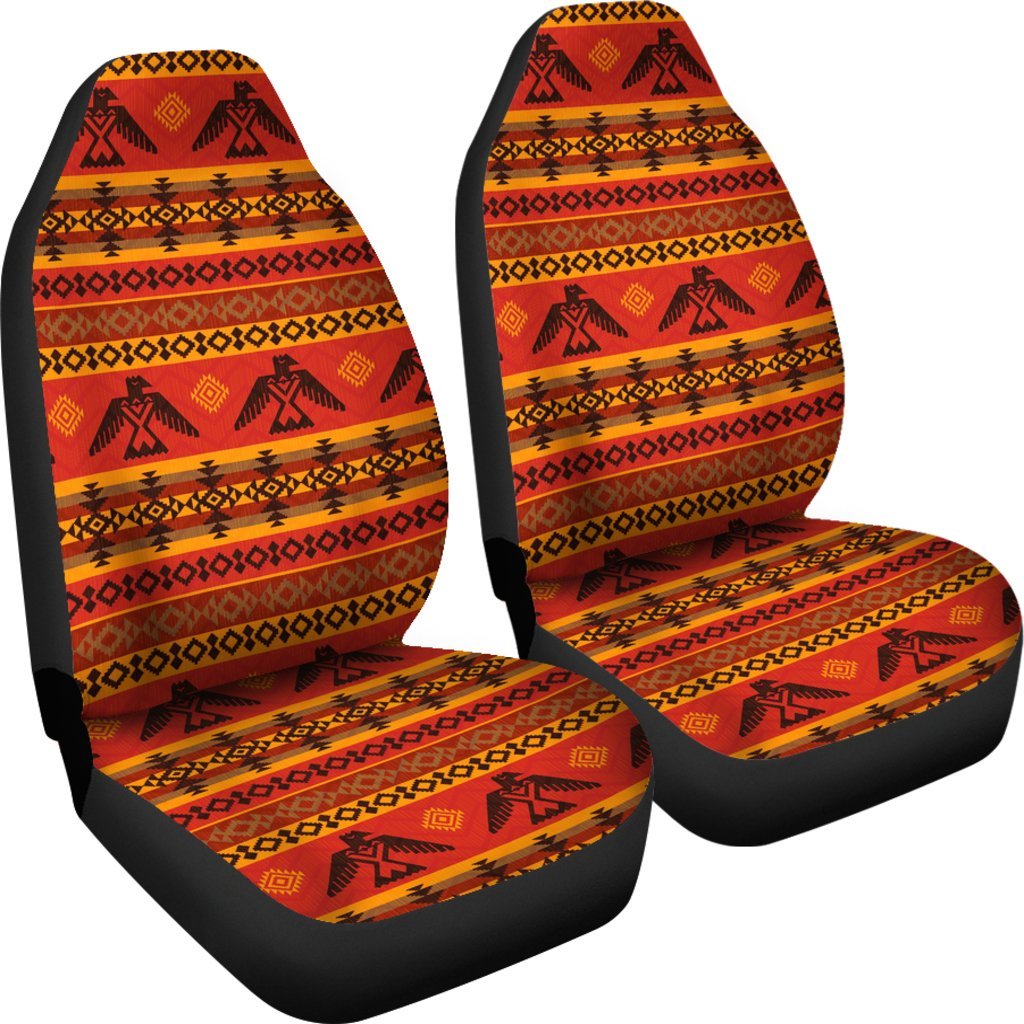 Eagle Native American Pattern Print Universal Fit Car Seat Covers-grizzshop