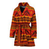 Eagle Native American Pattern Print Women Long Robe-grizzshop