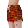 Eagle Native American Pattern Print Women's Shorts-grizzshop