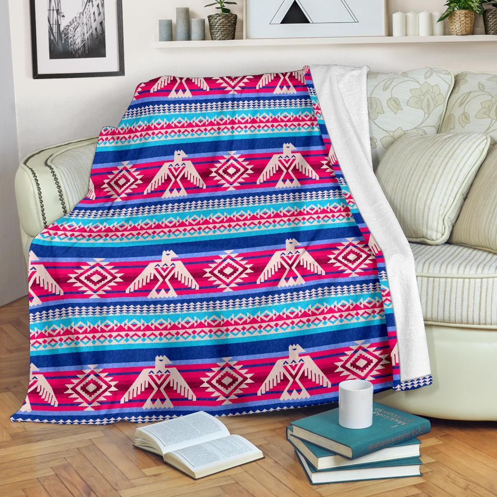 Eagle Native American Print Pattern Blanket-grizzshop