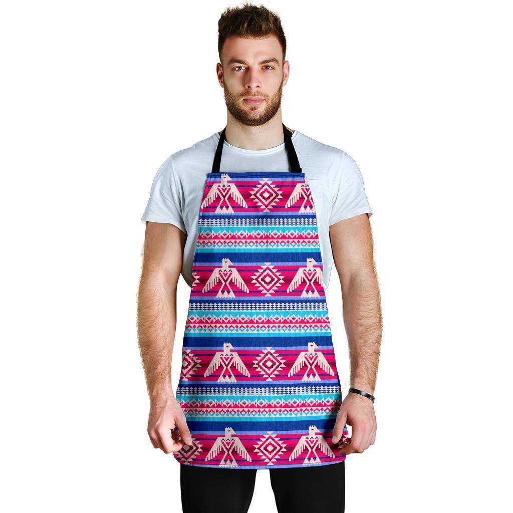 Eagle Native American Print Pattern Men's Apron-grizzshop