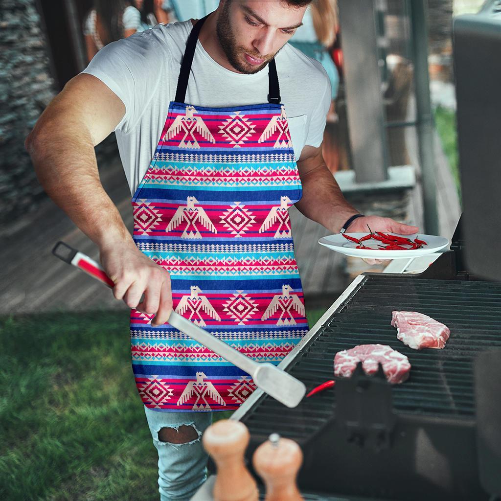 Eagle Native American Print Pattern Men's Apron-grizzshop