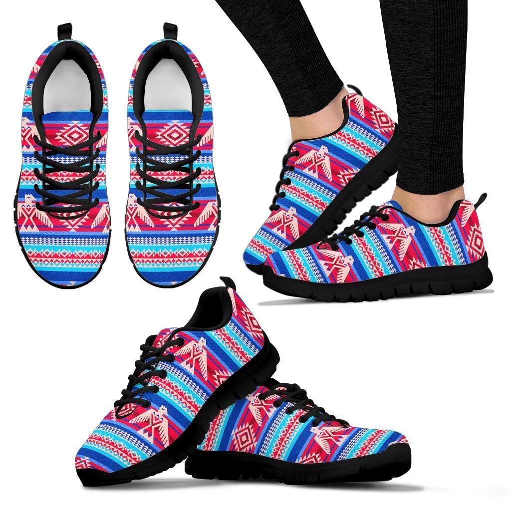 Eagle Native American Print Pattern Sneaker Shoes For Men Women-grizzshop