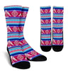 Eagle Native American Print Pattern Unisex Crew Socks-grizzshop