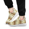 Eagle Native American Print Pattern White Athletic Shoes-grizzshop