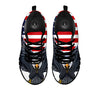 Eagle Patriotic American Print Black Sneaker-grizzshop