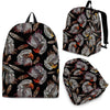 Eagle Pattern Print Backpack-grizzshop