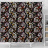 Eagle Pattern Print Bathroom Shower Curtain-grizzshop