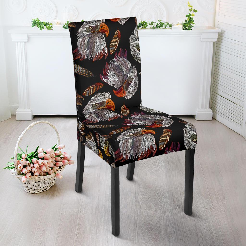 Eagle Pattern Print Chair Cover-grizzshop