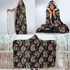 Eagle Pattern Print Hooded Blanket-grizzshop